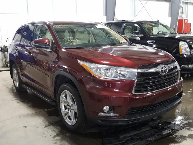 TOYOTA HIGHLANDER 2016 5tddkrfh9gs336377