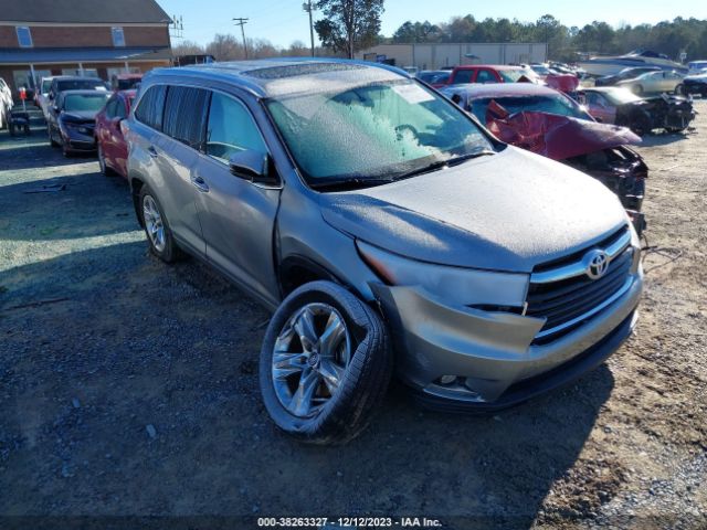 TOYOTA HIGHLANDER 2016 5tddkrfh9gs346486