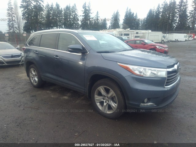 TOYOTA HIGHLANDER 2014 5tddkrfhxes019625