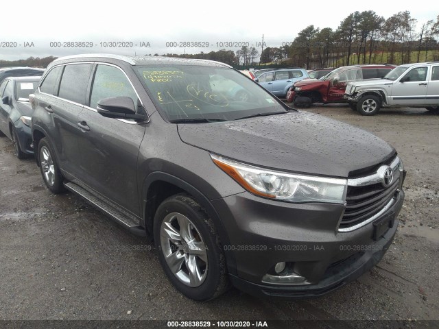 TOYOTA HIGHLANDER 2014 5tddkrfhxes022167