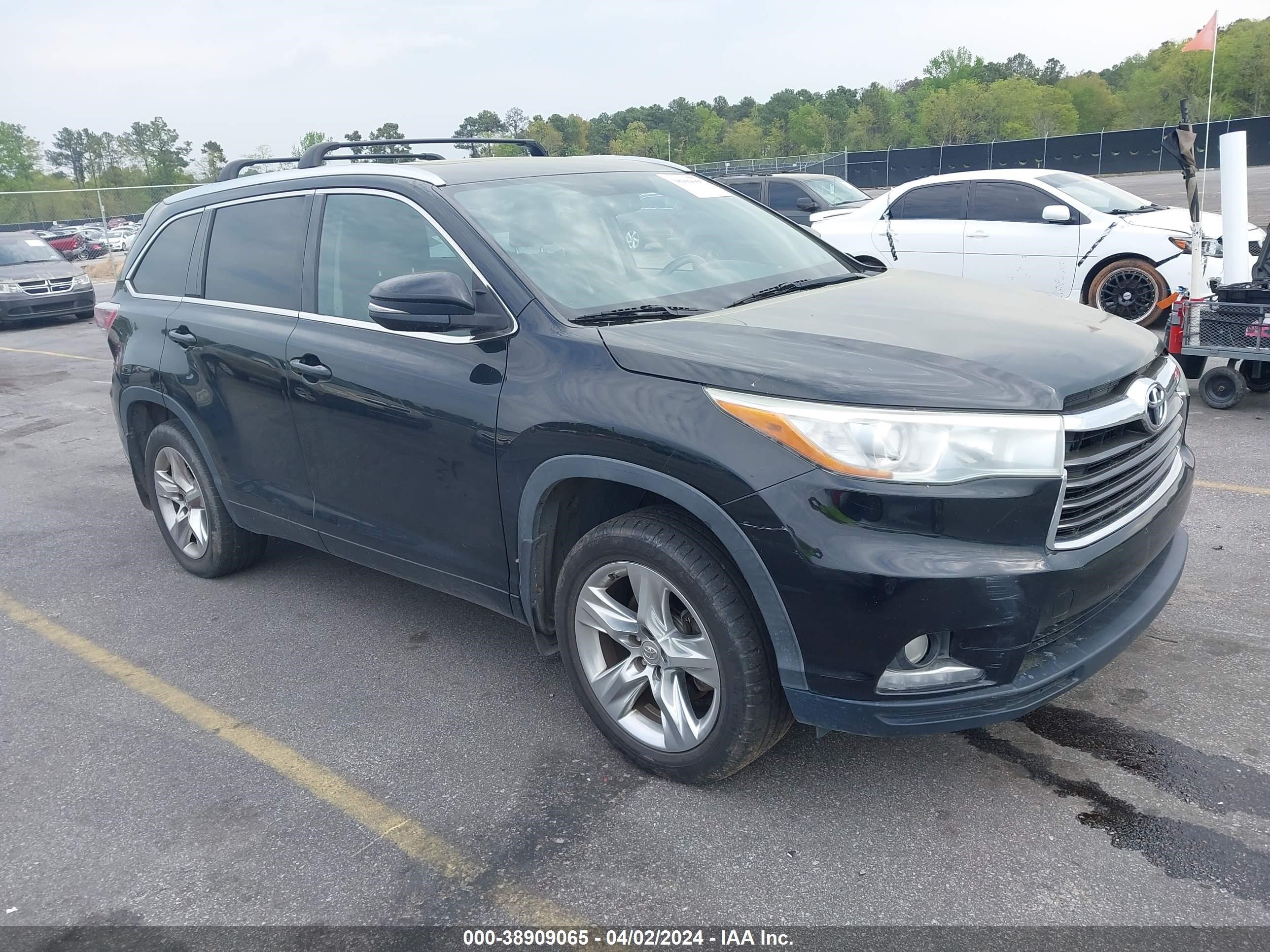 TOYOTA HIGHLANDER 2015 5tddkrfhxfs085352