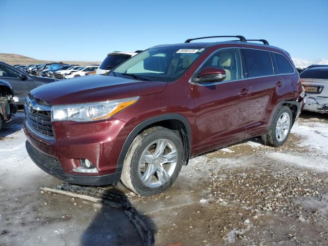 TOYOTA HIGHLANDER 2015 5tddkrfhxfs089921