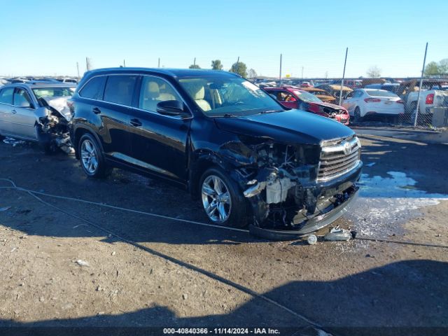 TOYOTA HIGHLANDER 2015 5tddkrfhxfs104272