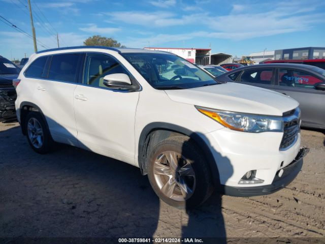 TOYOTA HIGHLANDER 2015 5tddkrfhxfs137496