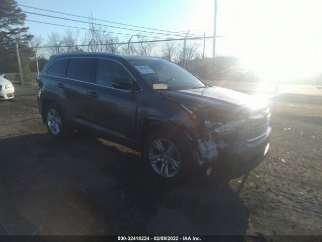 TOYOTA HIGHLANDER 2015 5tddkrfhxfs144318