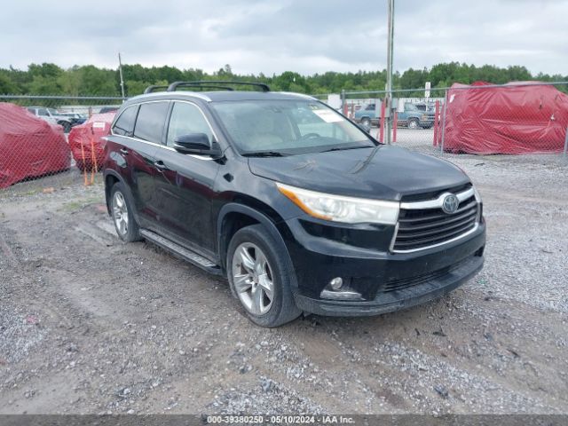 TOYOTA HIGHLANDER 2015 5tddkrfhxfs144674