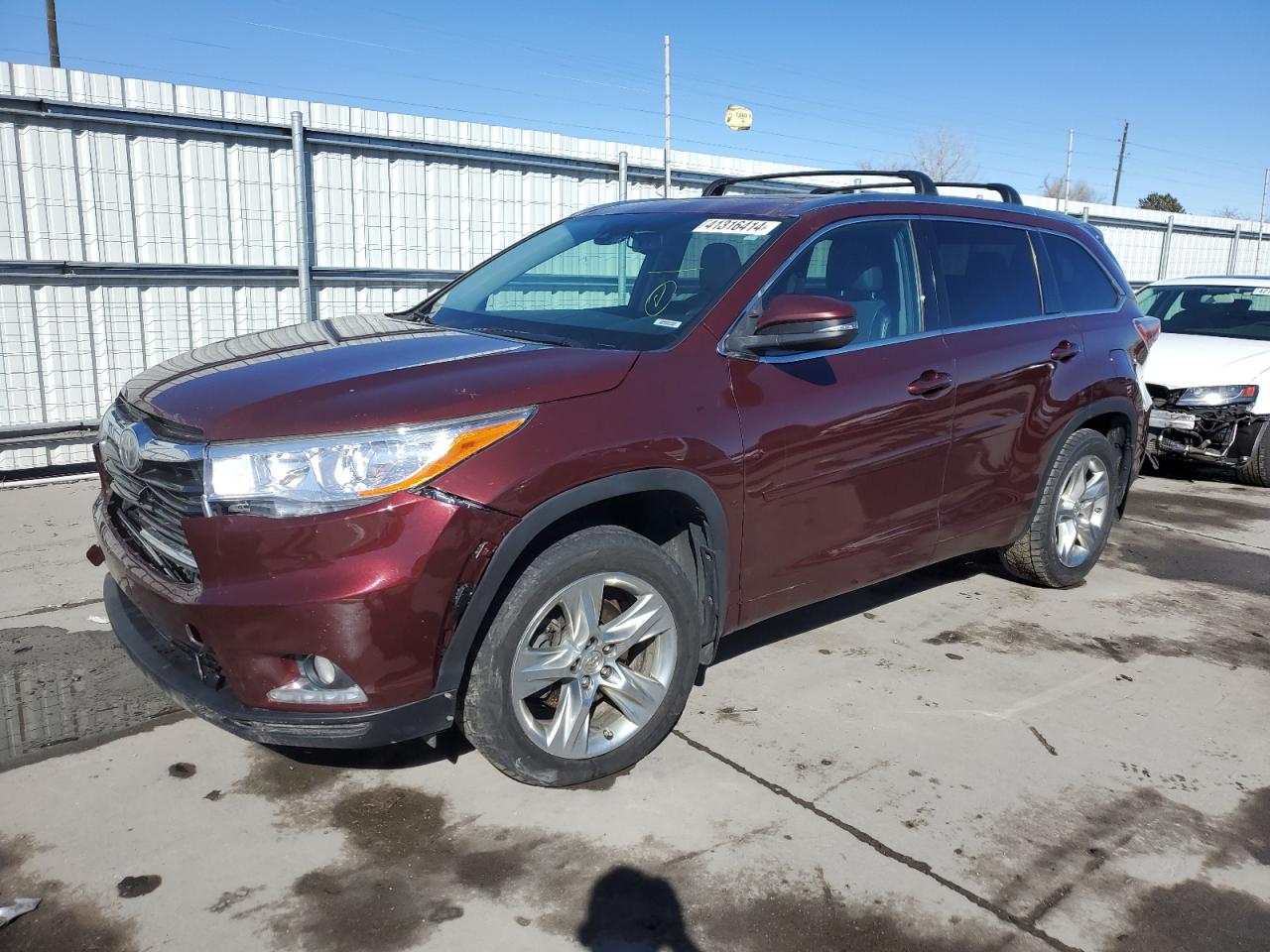 TOYOTA HIGHLANDER 2015 5tddkrfhxfs177965