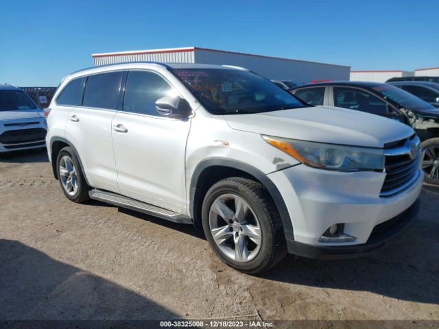 TOYOTA HIGHLANDER 2015 5tddkrfhxfs193471