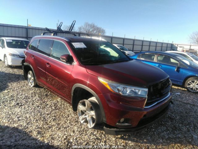 TOYOTA HIGHLANDER 2016 5tddkrfhxgs263472