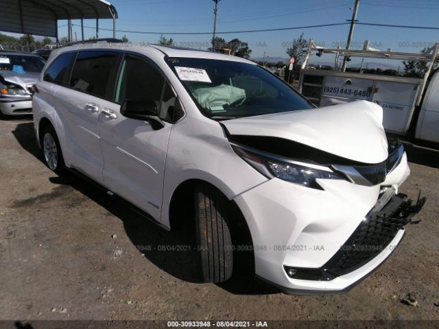 TOYOTA SIENNA 2021 5tddskfc0ms020499