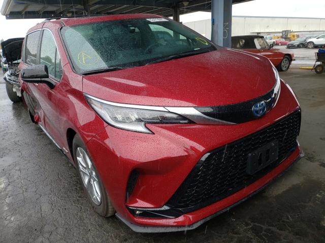 TOYOTA SIENNA XSE 2021 5tddskfc1ms013478