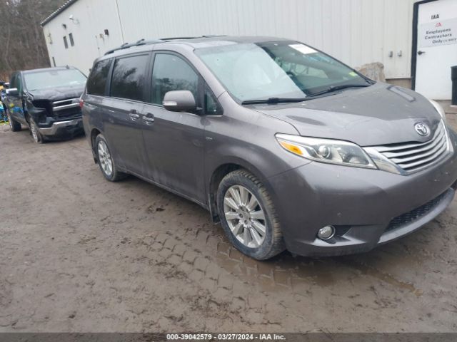 TOYOTA SIENNA 2017 5tddz3dc0hs147666