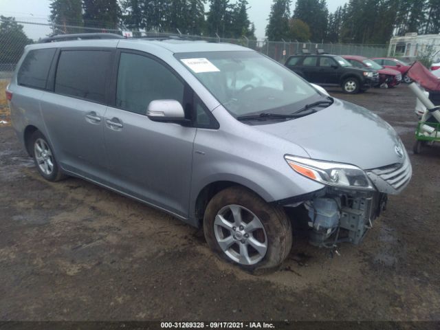 TOYOTA SIENNA 2017 5tddz3dc0hs161664