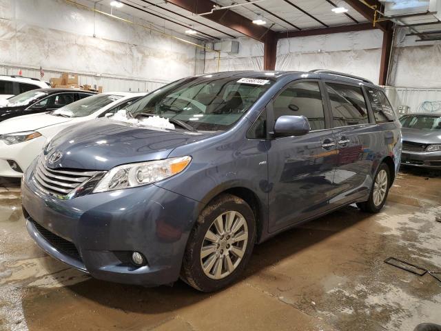 TOYOTA SIENNA XLE 2017 5tddz3dc0hs170414