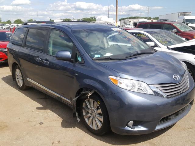 TOYOTA SIENNA XLE 2017 5tddz3dc0hs172633