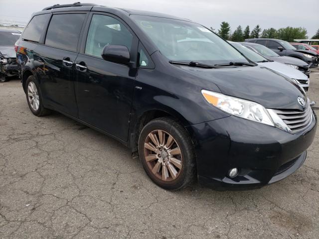 TOYOTA SIENNA XLE 2017 5tddz3dc0hs187116