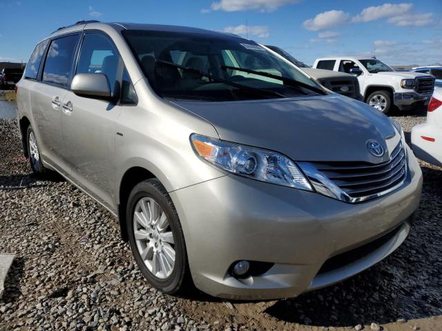 TOYOTA SIENNA XLE 2017 5tddz3dc1hs151614