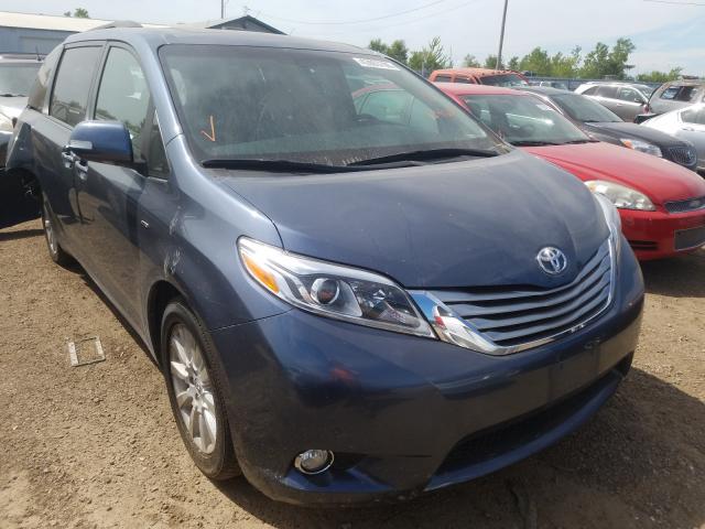 TOYOTA SIENNA XLE 2017 5tddz3dc1hs164623