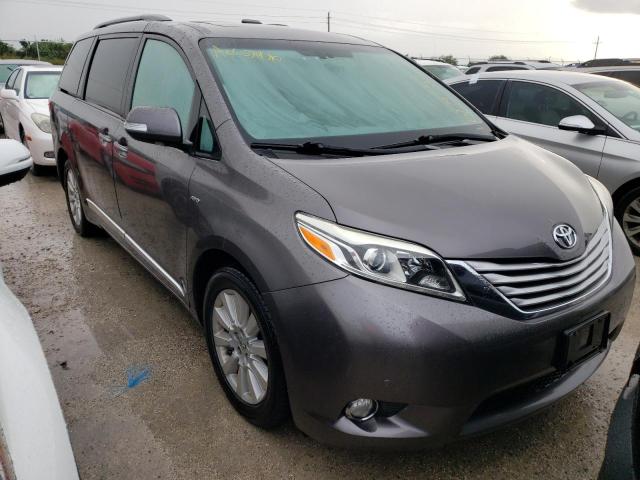 TOYOTA SIENNA XLE 2017 5tddz3dc1hs166937