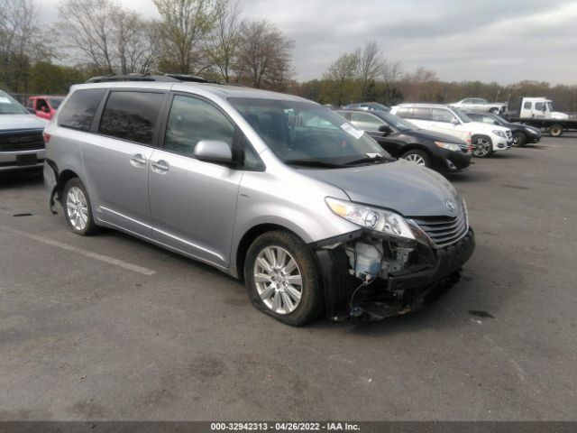 TOYOTA SIENNA 2017 5tddz3dc1hs167800