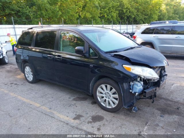 TOYOTA SIENNA 2017 5tddz3dc1hs179011