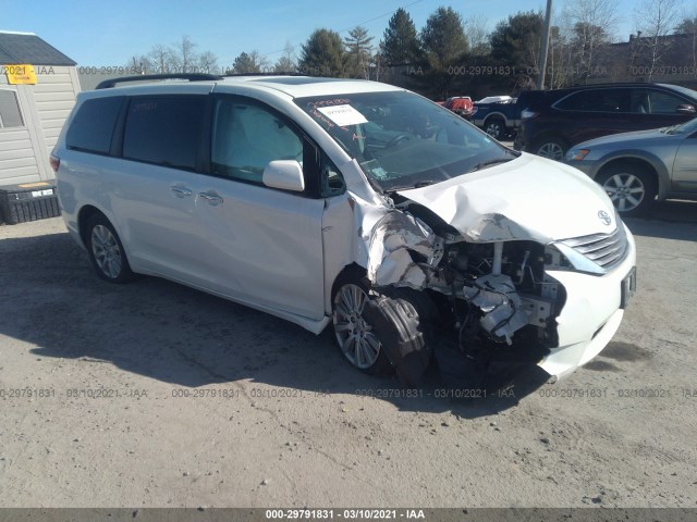 TOYOTA SIENNA 2017 5tddz3dc1hs181955