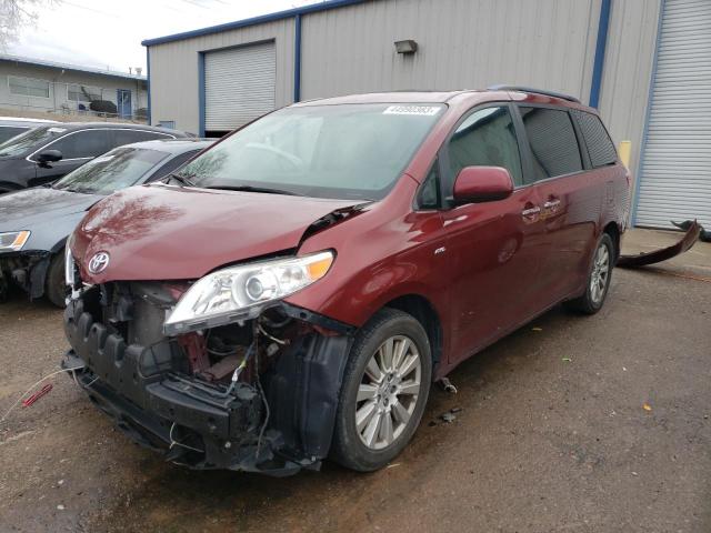 TOYOTA SIENNA XLE 2017 5tddz3dc2hs146468