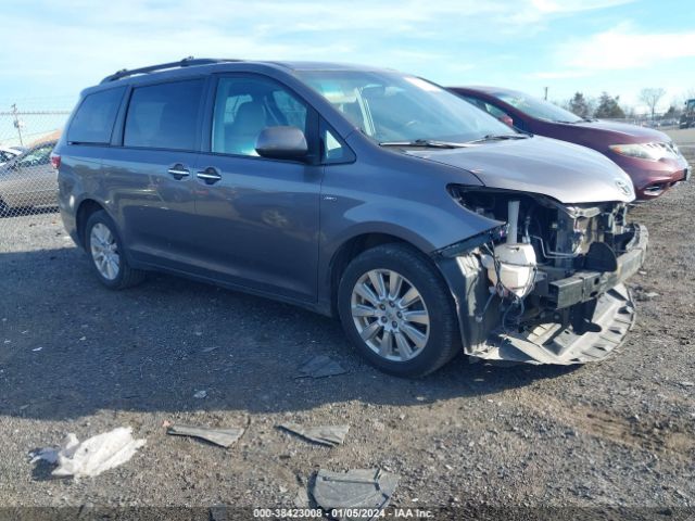 TOYOTA SIENNA 2017 5tddz3dc2hs147894