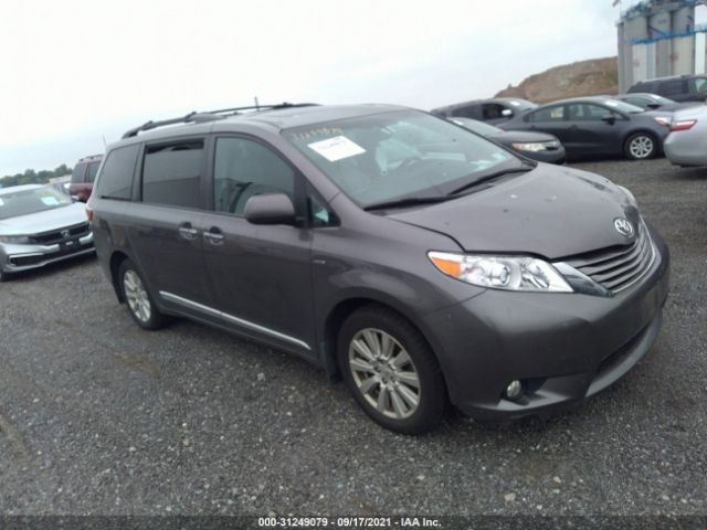 TOYOTA SIENNA 2017 5tddz3dc2hs149015