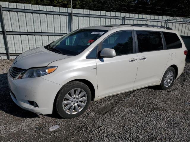 TOYOTA SIENNA XLE 2017 5tddz3dc2hs156157