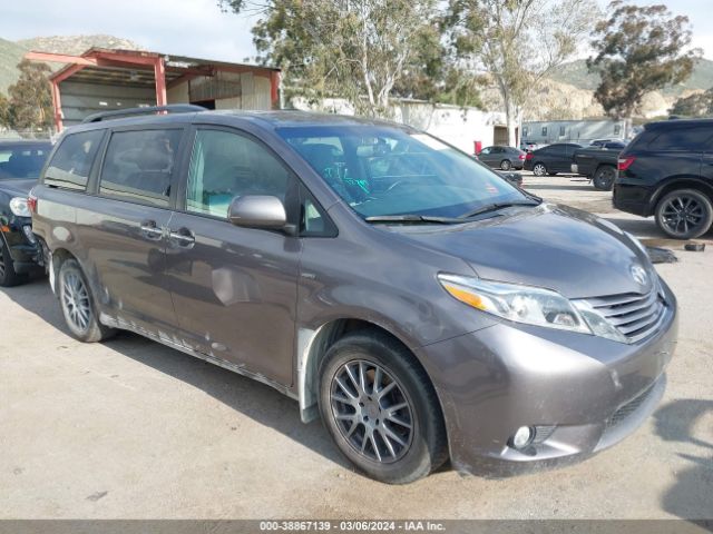 TOYOTA SIENNA 2017 5tddz3dc2hs166493