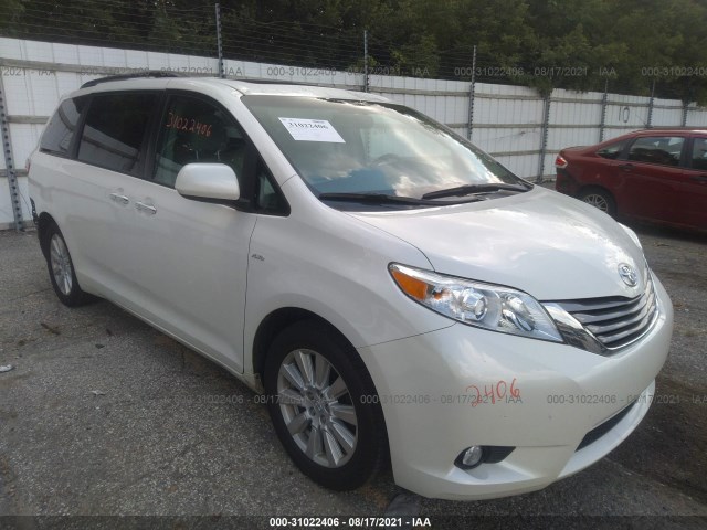 TOYOTA SIENNA 2017 5tddz3dc2hs172259