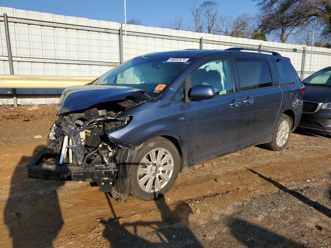 TOYOTA SIENNA 2017 5tddz3dc2hs174836