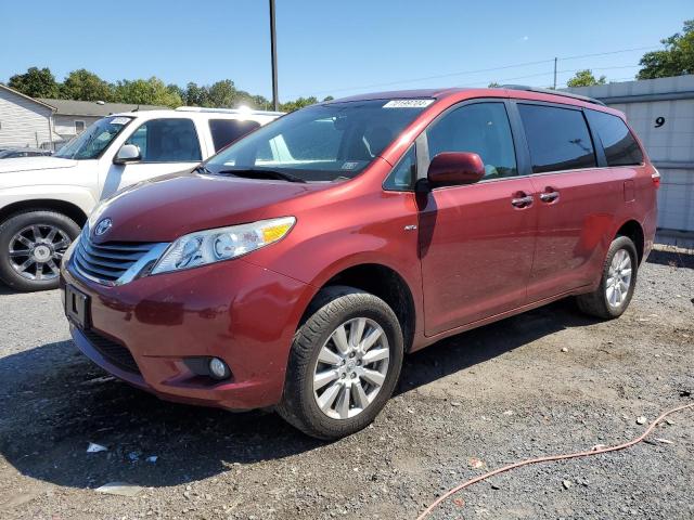 TOYOTA SIENNA XLE 2017 5tddz3dc2hs175341