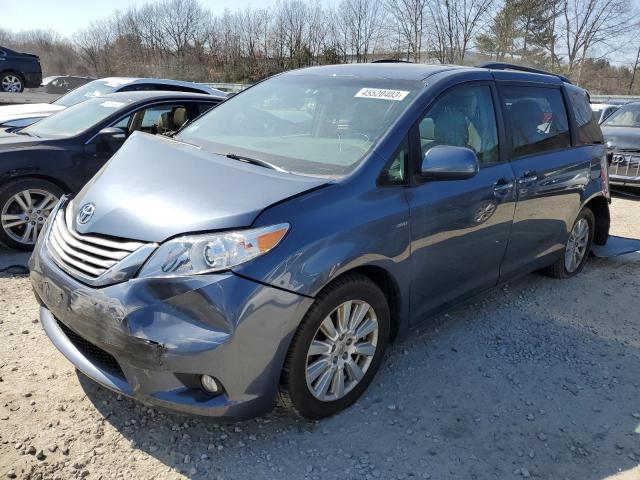 TOYOTA SIENNA XLE 2017 5tddz3dc2hs184685