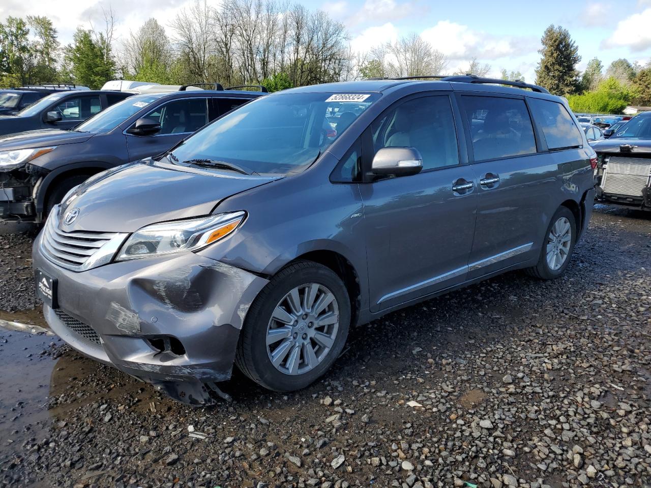 TOYOTA SIENNA 2017 5tddz3dc2hs187490