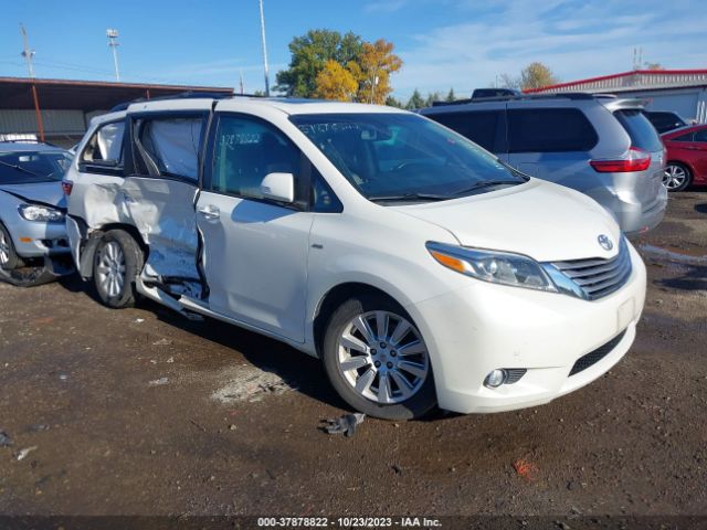 TOYOTA SIENNA 2017 5tddz3dc3hs150786