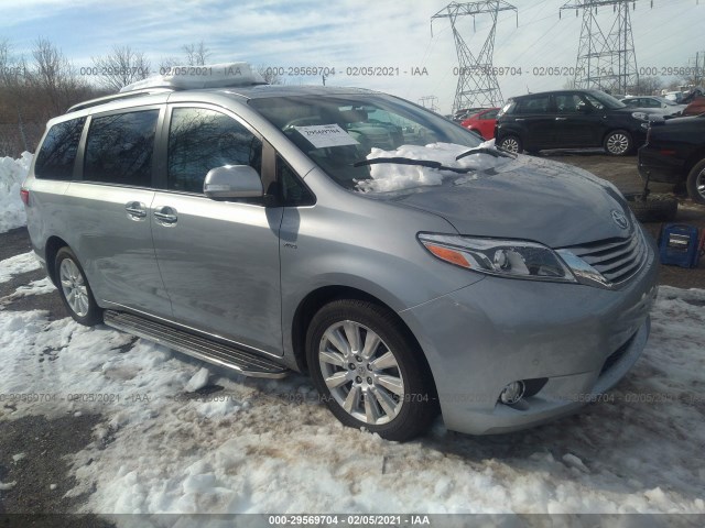 TOYOTA SIENNA 2017 5tddz3dc3hs163456