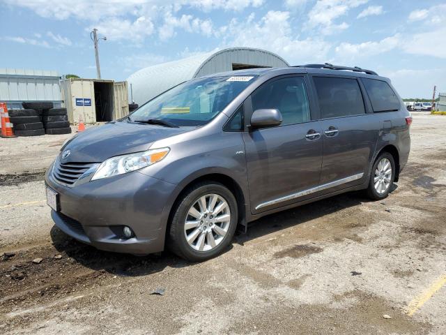 TOYOTA SIENNA XLE 2017 5tddz3dc3hs165014