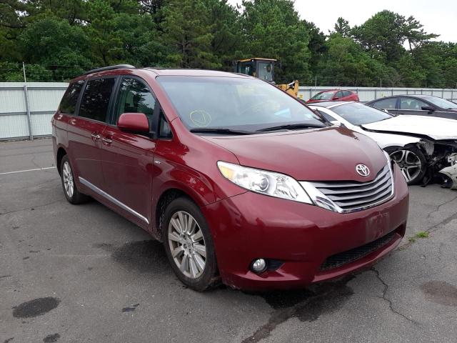 TOYOTA SIENNA XLE 2017 5tddz3dc3hs182900