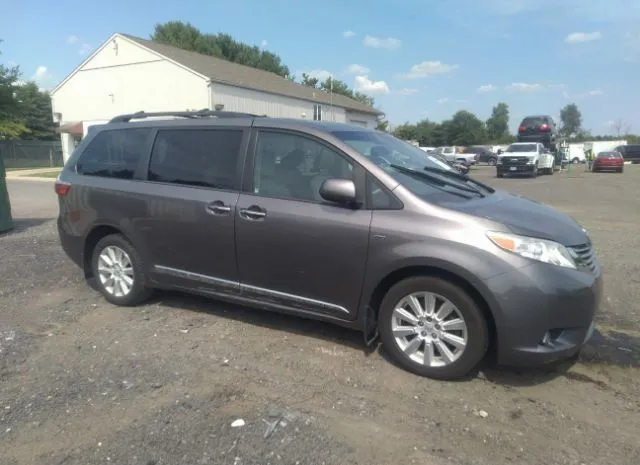 TOYOTA SIENNA 2017 5tddz3dc4hs153020