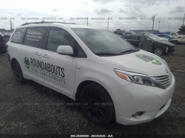 TOYOTA SIENNA 2017 5tddz3dc4hs182226