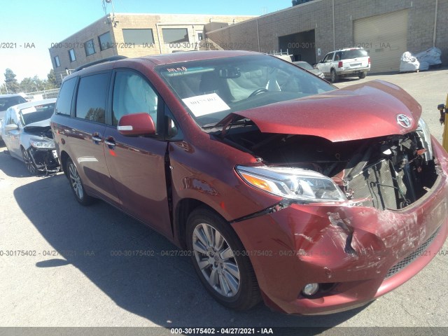 TOYOTA SIENNA 2017 5tddz3dc4hs185157