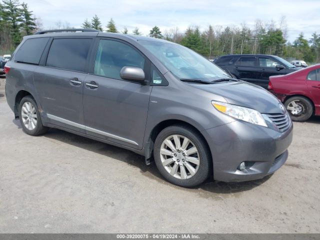 TOYOTA SIENNA 2017 5tddz3dc4hs186390