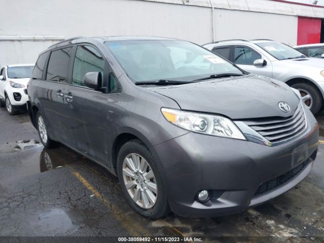 TOYOTA SIENNA 2017 5tddz3dc4hs187751