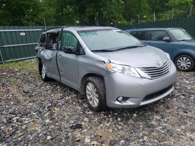 TOYOTA SIENNA XLE 2017 5tddz3dc5hs159621