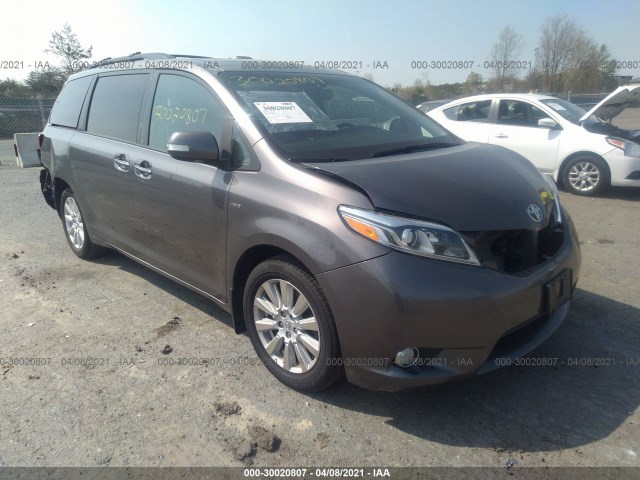 TOYOTA SIENNA 2017 5tddz3dc5hs164981