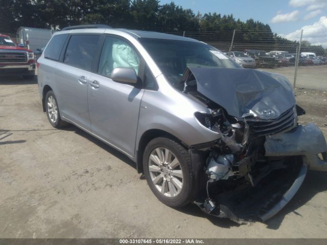 TOYOTA SIENNA 2017 5tddz3dc5hs180002