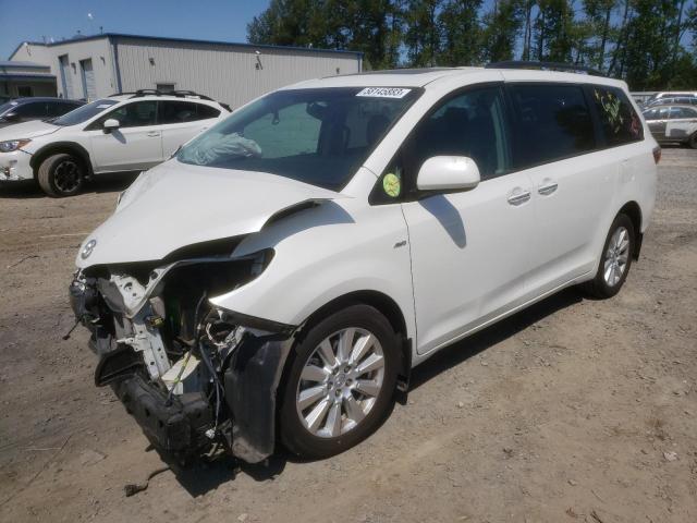 TOYOTA SIENNA XLE 2017 5tddz3dc5hs187404