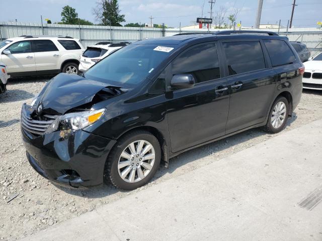 TOYOTA SIENNA XLE 2017 5tddz3dc6hs146649